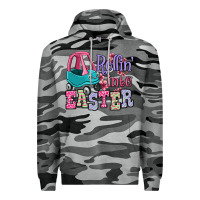 Slate Camo Easter Day Rollin into Easter toddler car Premium Hoodie - OliviaCreatesArt