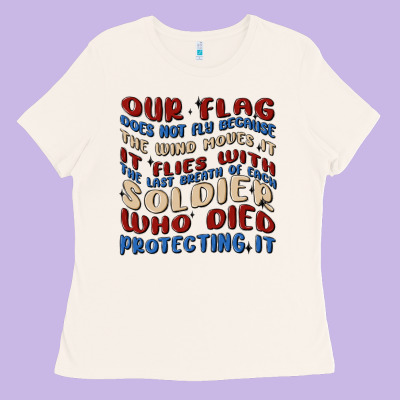 Our Flag Ladies Tee Designed By Maliassmallbusiness