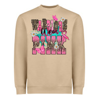 Mushroom Warriors wear pink Cancer Awareness Heavyweight Sweatshirt - HowdyJamesFarm