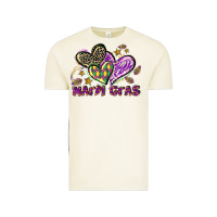 Vintage Arctic Mardi Gras heart Vintage Tee - LillyAllenDesigns