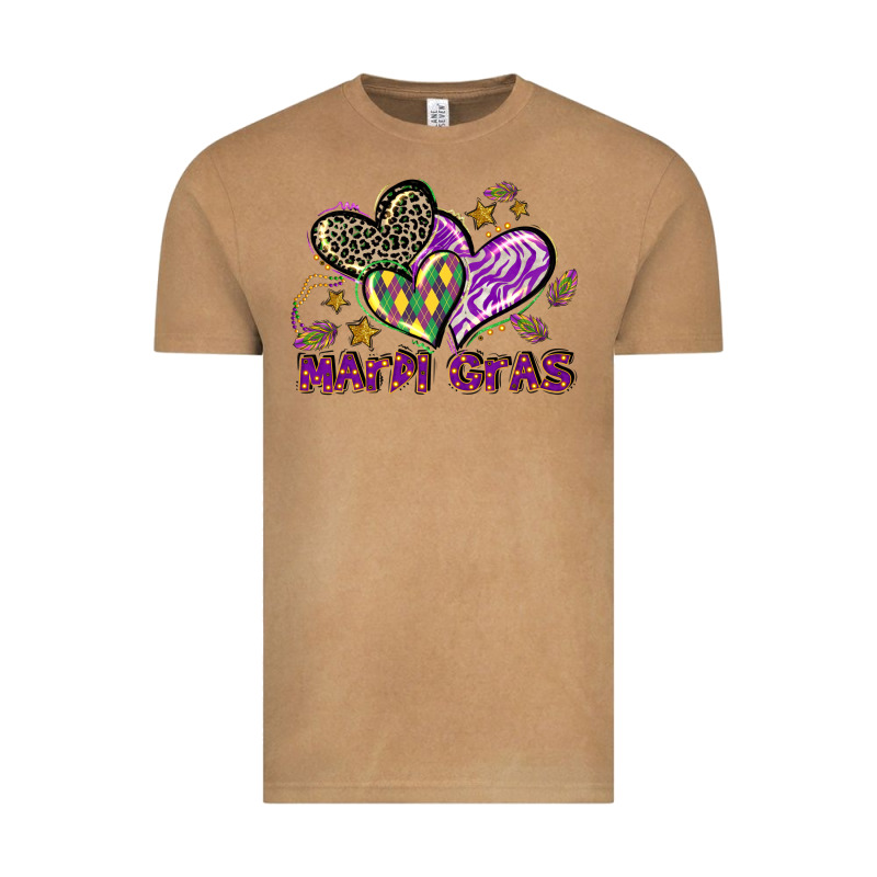 Mardi Gras Heart Vintage Tee by LillyAllenDesigns | Teevron