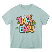 Arona take it easy Heavy Core Tee - MaliasSmallBusiness