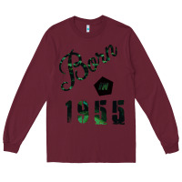 Burgundy Born In 1955 Long Sleeve Tee - Bettercallsaul