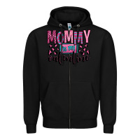Black mommy is my valentine Zipper Hoodie - OliviaCreatesArt