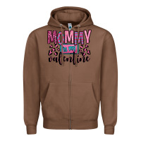 Chestnut mommy is my valentine Zipper Hoodie - OliviaCreatesArt