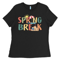 Black spring break Ladies Tee - MaliasSmallBusiness