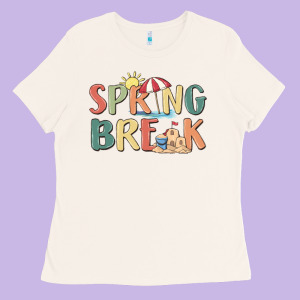 Spring Break Ladies Tee Designed By Maliassmallbusiness