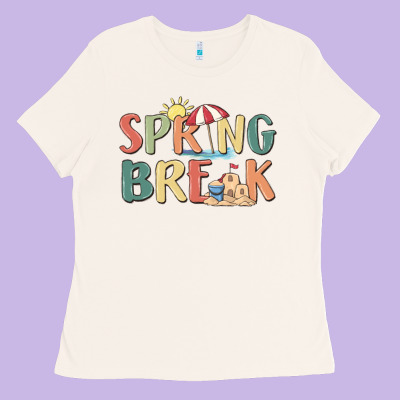 Spring Break Ladies Tee Designed By Maliassmallbusiness