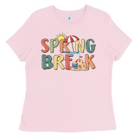 Bubblegum Pink spring break Ladies Tee - MaliasSmallBusiness