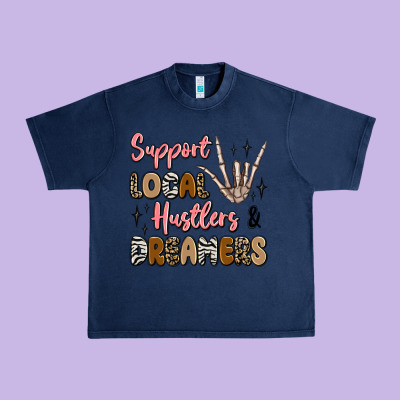 Support Local Hustlers And Dreamers Urban Heavy Tee Designed By Artiststas