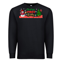 Black christmas vibes only libbey glass Premium Sweatshirt - BundleAndBundleShop