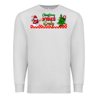 Dove Grey christmas vibes only libbey glass Premium Sweatshirt - BundleAndBundleShop