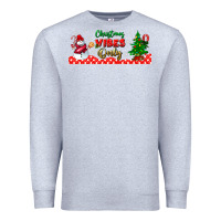 Heather Grey christmas vibes only libbey glass Premium Sweatshirt - BundleAndBundleShop