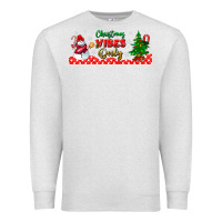 Oatmeal Heather christmas vibes only libbey glass Premium Sweatshirt - BundleAndBundleShop