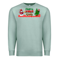 Seafoam christmas vibes only libbey glass Premium Sweatshirt - BundleAndBundleShop