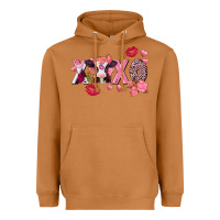 Meerkat Xoxo Baby Cow Valentine's Day Heavyweight Hoodie - FaDigitalArtStudio