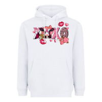 White Xoxo Baby Cow Valentine's Day Heavyweight Hoodie - FaDigitalArtStudio