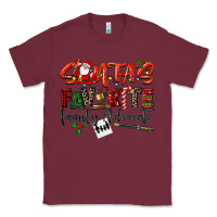 Burgundy santa's favorite family advocate Classic Tee - LillyAllenDesigns