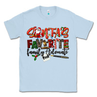 Dusty Blue santa's favorite family advocate Classic Tee - LillyAllenDesigns