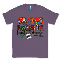Lavender santa's favorite family advocate Classic Tee - LillyAllenDesigns