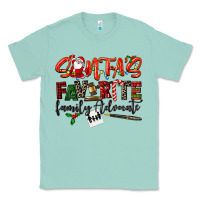 Seafoam santa's favorite family advocate Classic Tee - LillyAllenDesigns