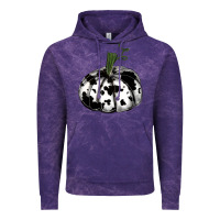 Cloud Purple watercolor cowhide halloween pumpkin Vintage Hoodie - RanaPortraitStore