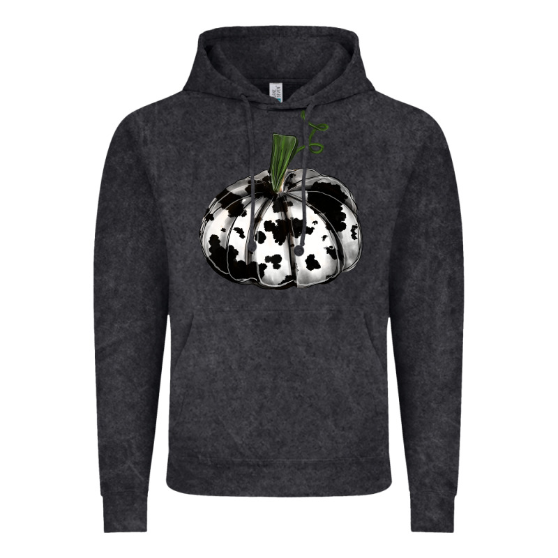 Watercolor Cowhide Halloween Pumpkin Vintage Hoodie by RanaPortraitStore | Teevron