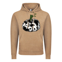 Vintage Coffee watercolor cowhide halloween pumpkin Vintage Hoodie - RanaPortraitStore