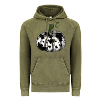 Vintage Olive watercolor cowhide halloween pumpkin Vintage Hoodie - RanaPortraitStore