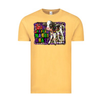 Vintage Mustard Mardi Gras Calf Vintage Tee - LillyAllenDesigns
