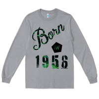 Heather Grey Born In 1956 Long Sleeve Tee - Bettercallsaul