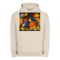 Pigment French Oak Fall Crow Urban Hoodie - LillyAllenDesigns