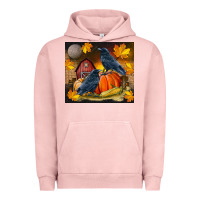 Pigment Salmon Fall Crow Urban Hoodie - LillyAllenDesigns