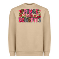 Mushroom Fringe with benefits Valentine's Day Heavyweight Sweatshirt - HowdyJamesFarm