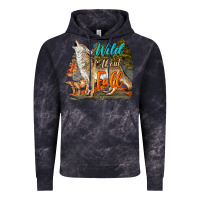 Cloud Black Wild About Fall Coyote Vintage Hoodie - LillyAllenDesigns