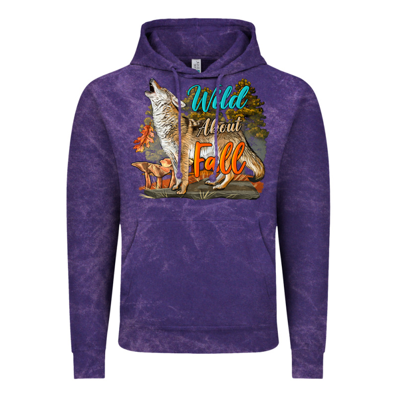 Wild About Fall Coyote Vintage Hoodie by LillyAllenDesigns | Teevron