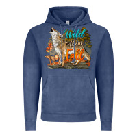 Vintage Denim Wild About Fall Coyote Vintage Hoodie - LillyAllenDesigns
