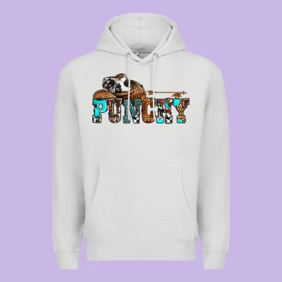 Western Cowboy Hat Punchy Premium Hoodie Designed By Oliviacreatesart