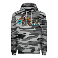 Slate Camo western cowboy hat punchy Premium Hoodie - OliviaCreatesArt