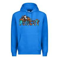 True Royal western cowboy hat punchy Premium Hoodie - OliviaCreatesArt