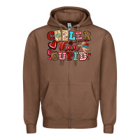Chestnut cooler than cupid Zipper Hoodie - OliviaCreatesArt