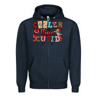 Navy cooler than cupid Zipper Hoodie - OliviaCreatesArt
