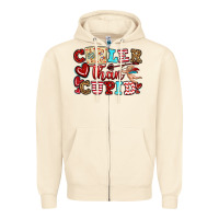 Sandshell cooler than cupid Zipper Hoodie - OliviaCreatesArt