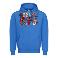 True Royal cooler than cupid Zipper Hoodie - OliviaCreatesArt