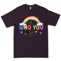 Plum be who you are Premium Tee - MaliasSmallBusiness