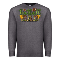 Charcoal Heather football dad Premium Sweatshirt - BundleAndBundleShop