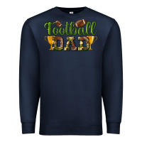 Navy football dad Premium Sweatshirt - BundleAndBundleShop