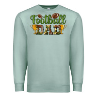 Seafoam football dad Premium Sweatshirt - BundleAndBundleShop