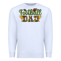 White football dad Premium Sweatshirt - BundleAndBundleShop