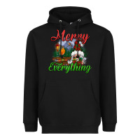 Black merry everything Heavyweight Hoodie - BundleAndBundleShop